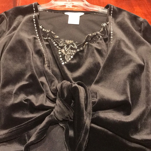 Velvet sequined and lace twin set. George. 18w—20w - Picture 8 of 8